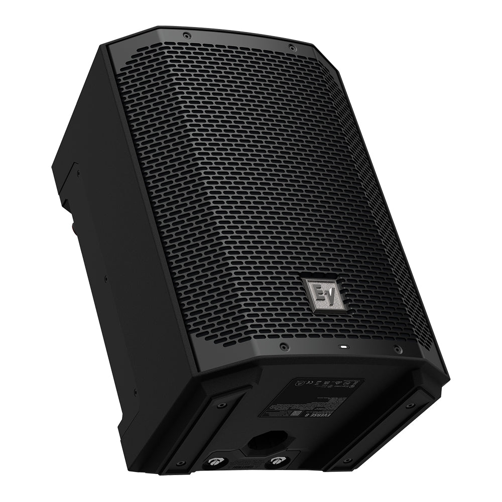 Electro-Voice Everse 8: el altavoz PA portátil alimentado por batería de Electro-Voice en elegante color negro. Disfruta de la libertad de movimiento sin comprometer la calidad del sonido en tus eventos en Perú