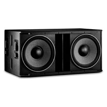 Cargar imagen en el visor de la galería, Sonido profesional portátil: Subwoofer SRX828SP de JBL en Perú - Lleva contigo el sonido profesional portátil del subwoofer SRX828SP de JBL en Perú. Con su diseño duradero y una potencia de 2000W, este subwoofer es ideal para eventos, conciertos y más. Disfruta de un sonido de calidad en cualquier lugar con el SRX828SP de JBL

