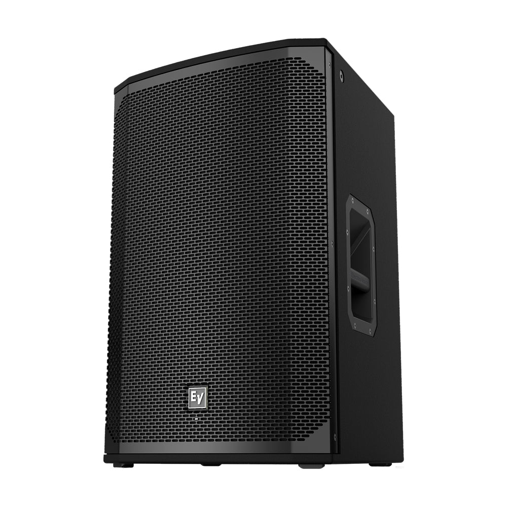 Altavoz autoamplificado de 1500 vatios con woofer de 15 pulgadas y controlador HF de 1 pulgada.