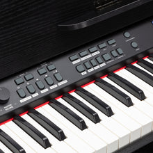 Cargar imagen en el visor de la galería, Alesis Virtue Black - Piano digital de 88 teclas con soporte y banco ajustable
