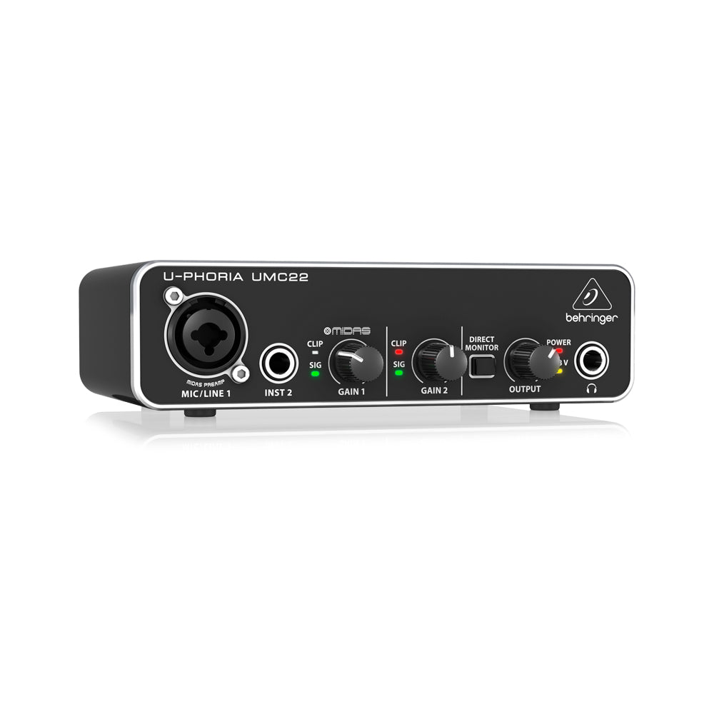Behringer U-PHORIA UMC22 Interfaz de Audio 